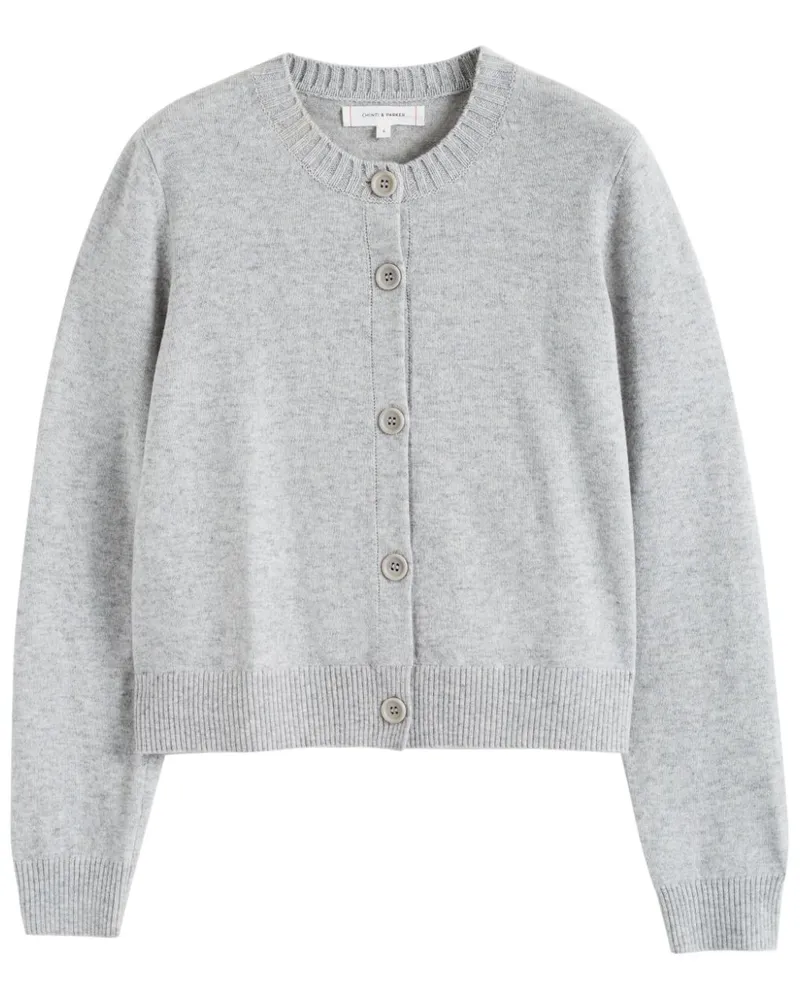 Chinti & Parker Cardigan mit rundem Ausschnitt - Grau Grau