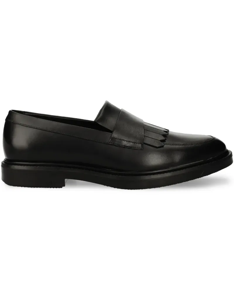 HUGO BOSS Loafer mit Zierlasche - Schwarz Schwarz