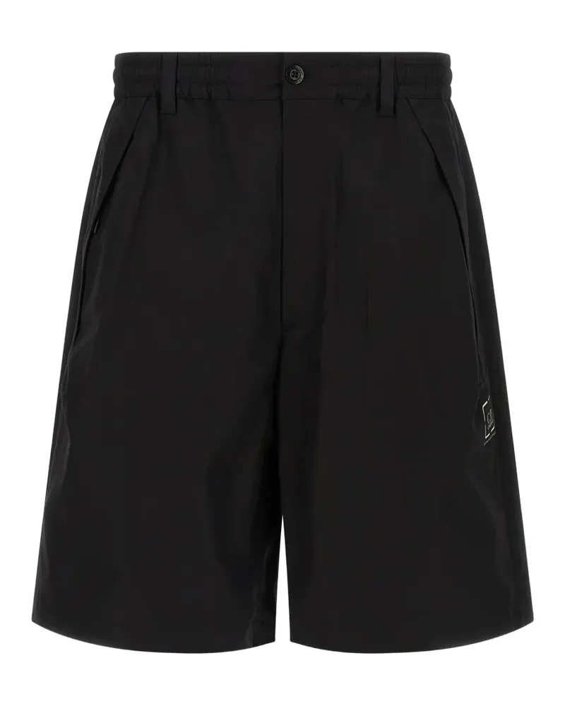 C.P. Company logo elasticated bermuda shorts - Schwarz Schwarz