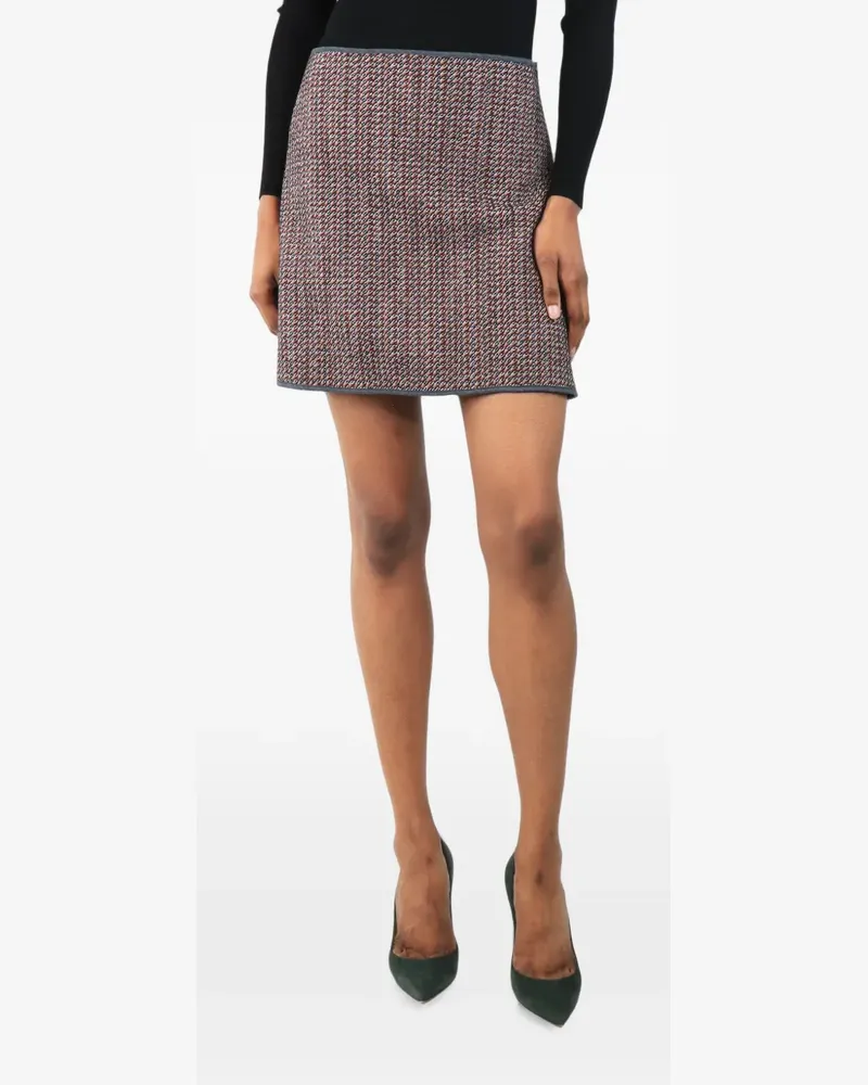 Theory houndstooth mini skirt - Rot Rot