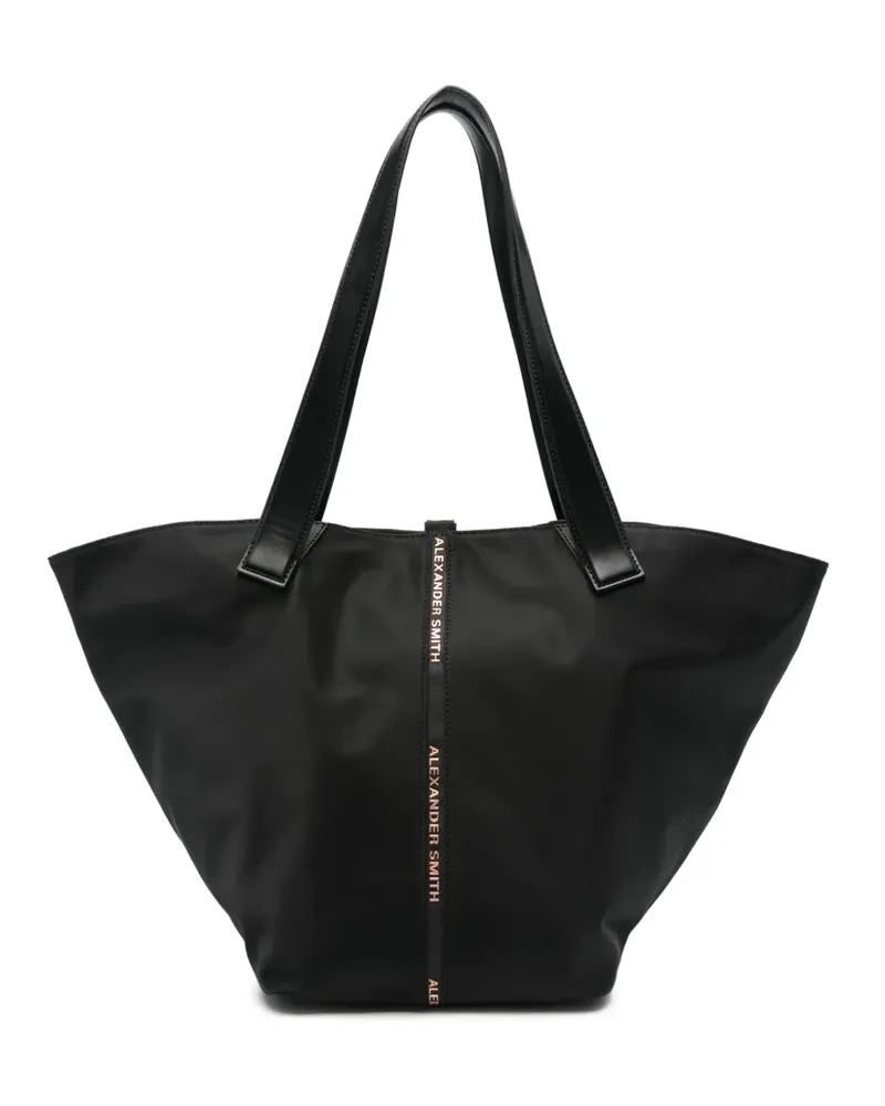 Alexander Smith Große Lauren Schultertasche - Schwarz Schwarz