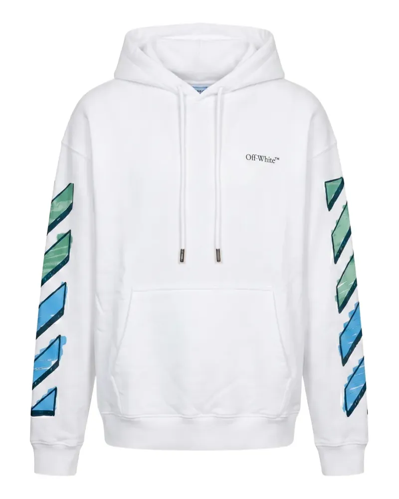 OFF-WHITE Arrows Diagonals Hoodie - Weiß Weiß