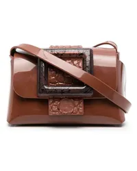 Viktor & Rolf Buckle Up Schultertasche Braun