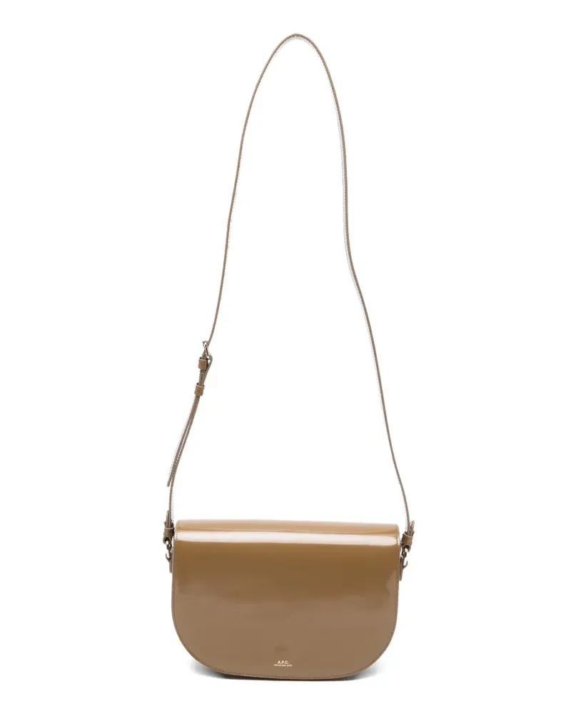 A.P.C. large Le B-Side cross body bag - Grün Grün