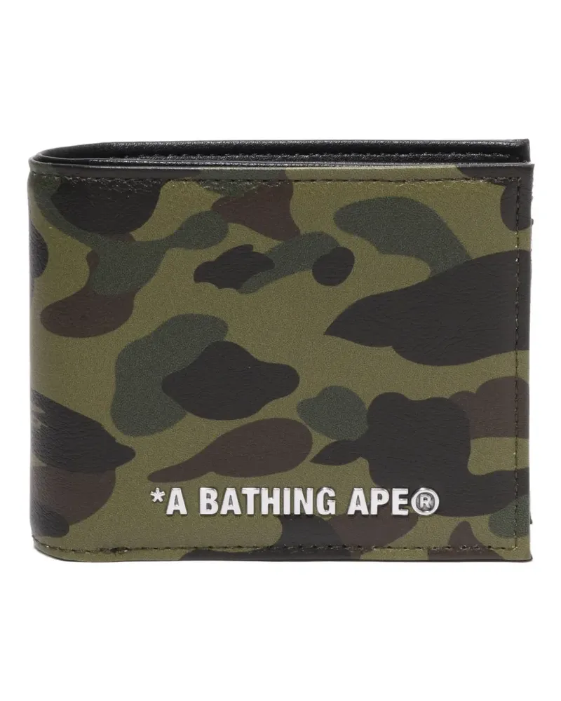 BAPE Mini 1st Camo Portemonnaie mit Camouflage-Print - Grün Grün