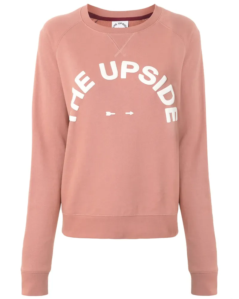 The Upside Sweatshirt mit Logo-Print - Rosa Rosa