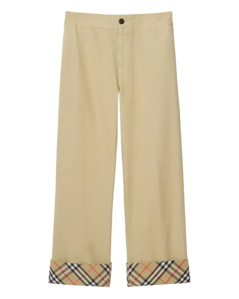 Burberry Hose aus Gabardine - Nude Nude
