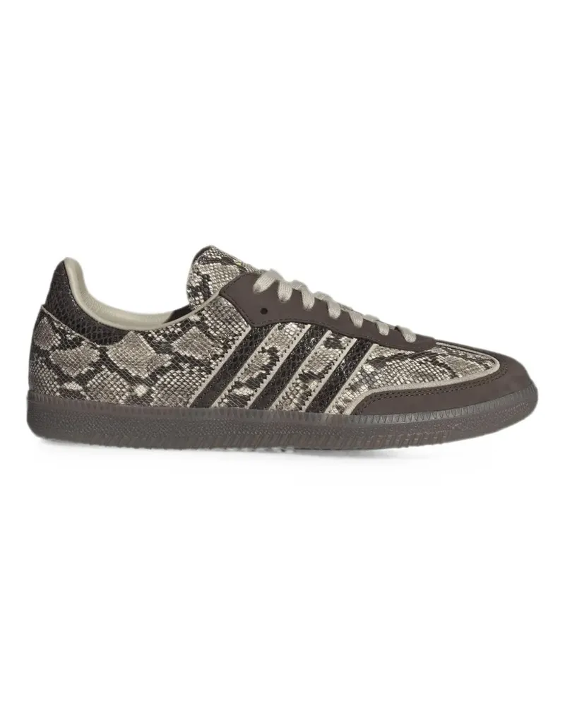 adidas Samba snakeskin-effect sneakers - Braun Braun
