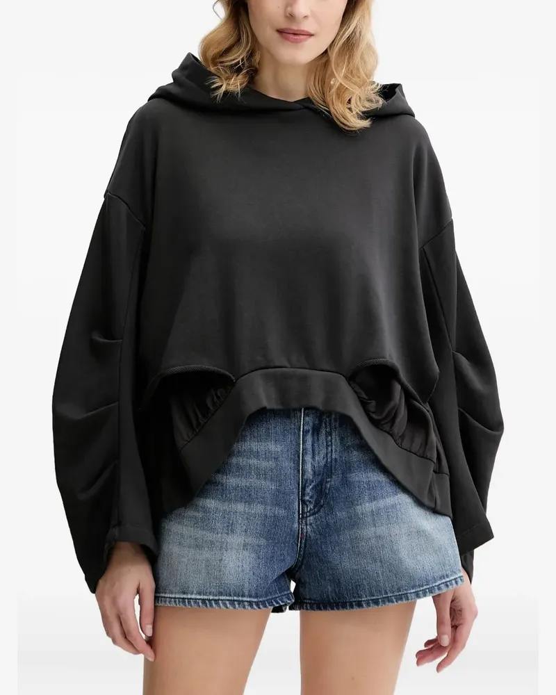 Pinko Kapuzenoberteil mit Cut-Out - Schwarz Schwarz