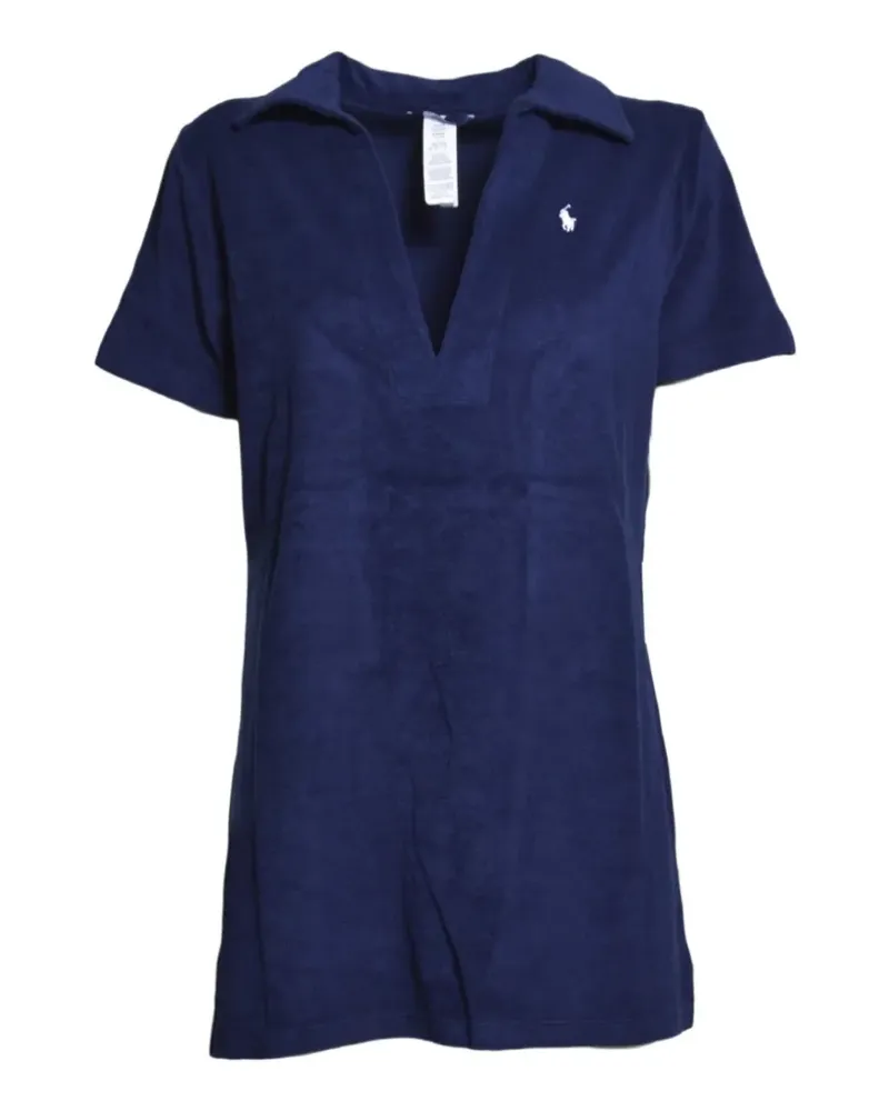 Ralph Lauren Minikleid mit Logo-Stickerei - Blau Blau