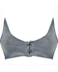 Y/PROJECT Rückenfreies Cropped-Top Blau