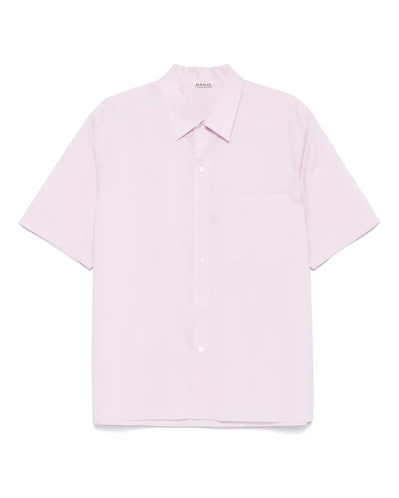 AURALEE Klassisches Hemd - Rosa Rosa