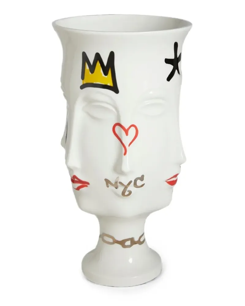 Jonathan Adler Dora Maar Graffiti-Urne - Weiß Weiß