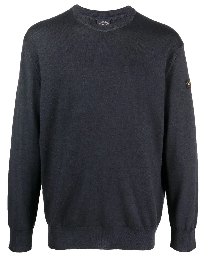 Paul & Shark Pullover mit Rundhalsausschnitt - Blau Blau