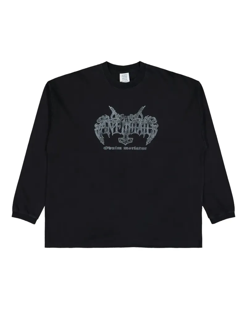 VETEMENTS Antihate T-Shirt mit grafischem Print - Schwarz Schwarz