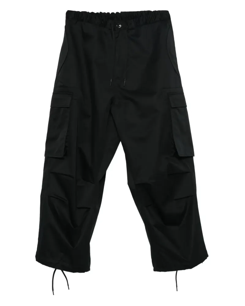 nine:inthe:morning Cargohose mit Kordelzug - Schwarz Schwarz