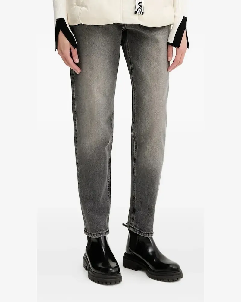 Karl Lagerfeld Jeans mit Logo-Schild - Grau Grau