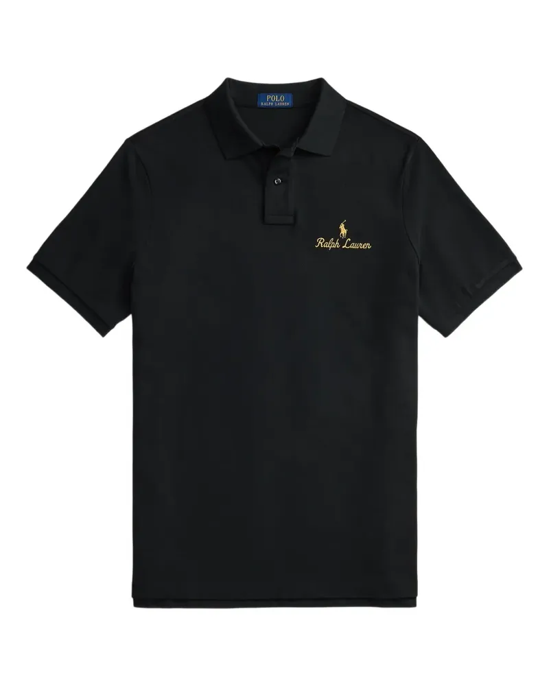 Ralph Lauren Poloshirt mit Logo-Stickerei - Schwarz Schwarz
