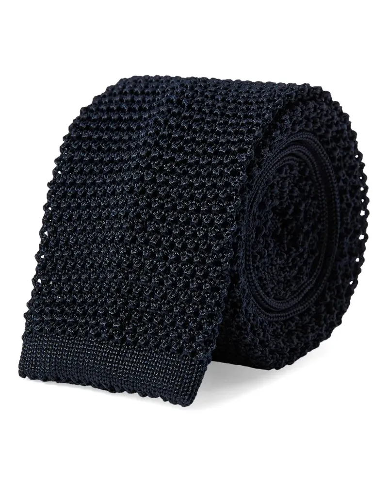 Ralph Lauren Superknit Krawatte - Blau Blau