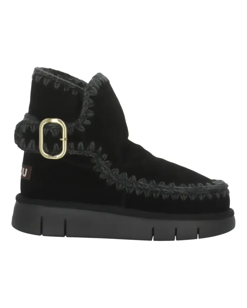 Mou Stiefeletten mit Schnallen - Schwarz Schwarz