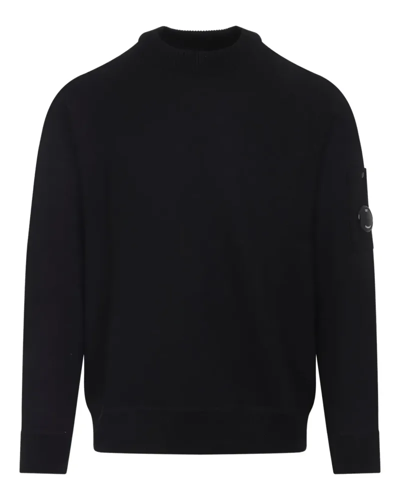 C.P. Company pocket-detail wool-blend sweater - Schwarz Schwarz
