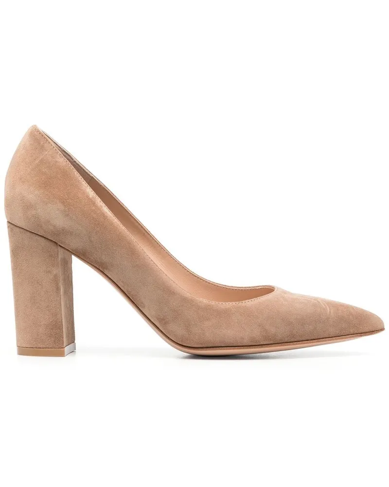 Gianvito Rossi Pumps mit spitzer Kappe 90mm - Braun Braun