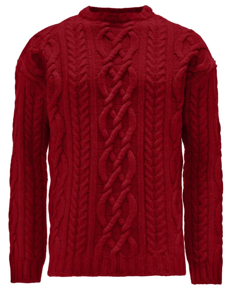 J.W.Anderson Pullover mit Zopfmuster - Rot Rot