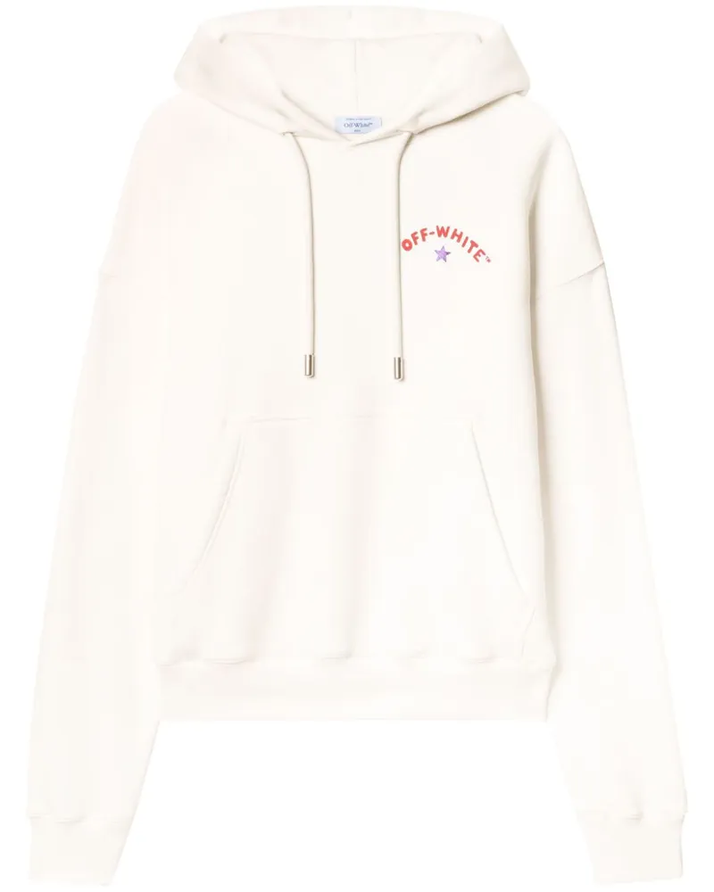 OFF-WHITE Star Arrow Hoodie - Weiß Weiß