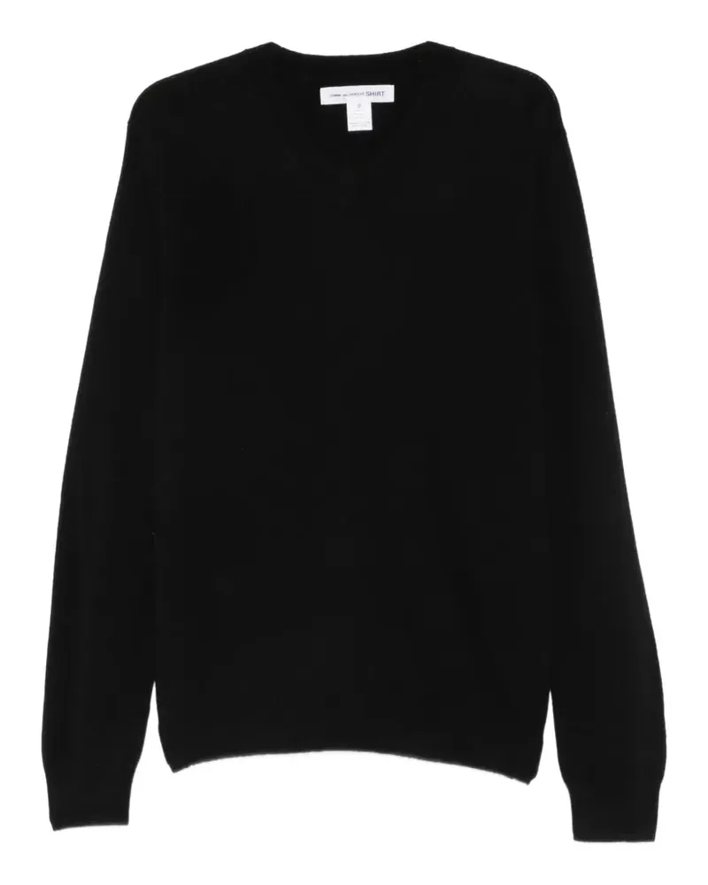 Comme des Garçons V-neck sweater - Schwarz Schwarz