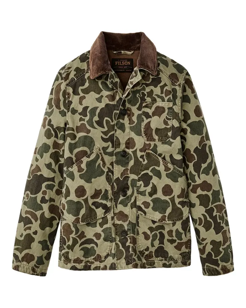 Filson Hemdjacke mit Camouflage-Print - Grün Grün