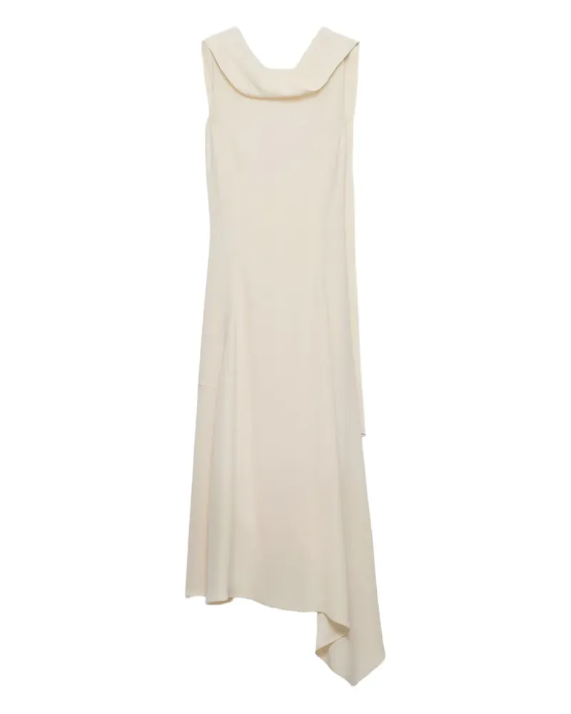 Prada Asymmetrisches Kleid - Nude Nude