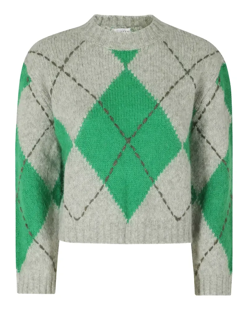 Ballantyne Pullover mit Argyle-Muster - Grün Grün