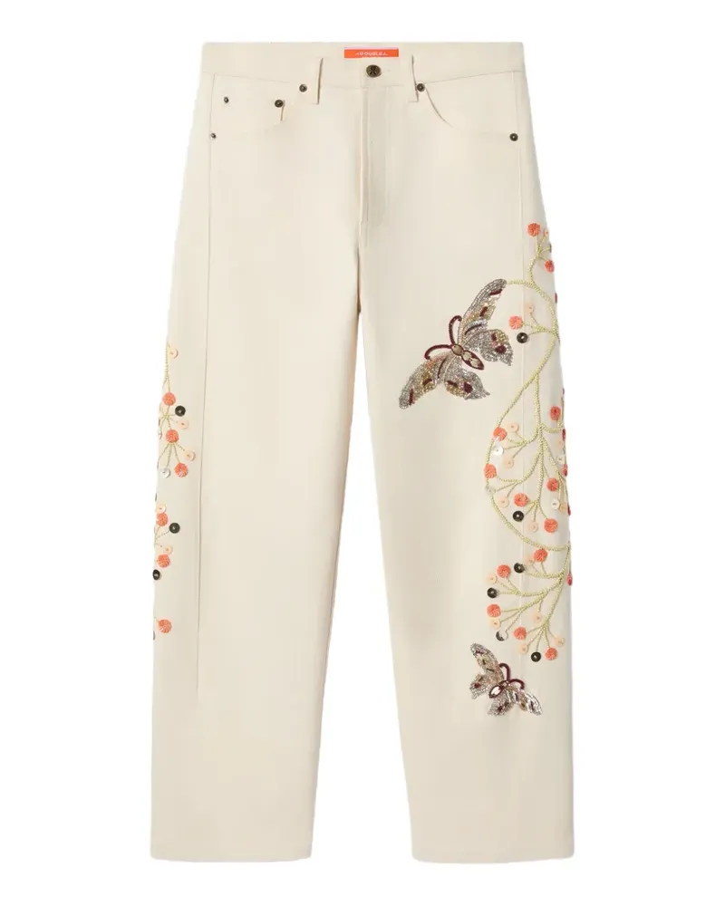 La DoubleJ The Barrel Jeans - Nude Nude