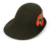 Klassischer Filzhut - Grün