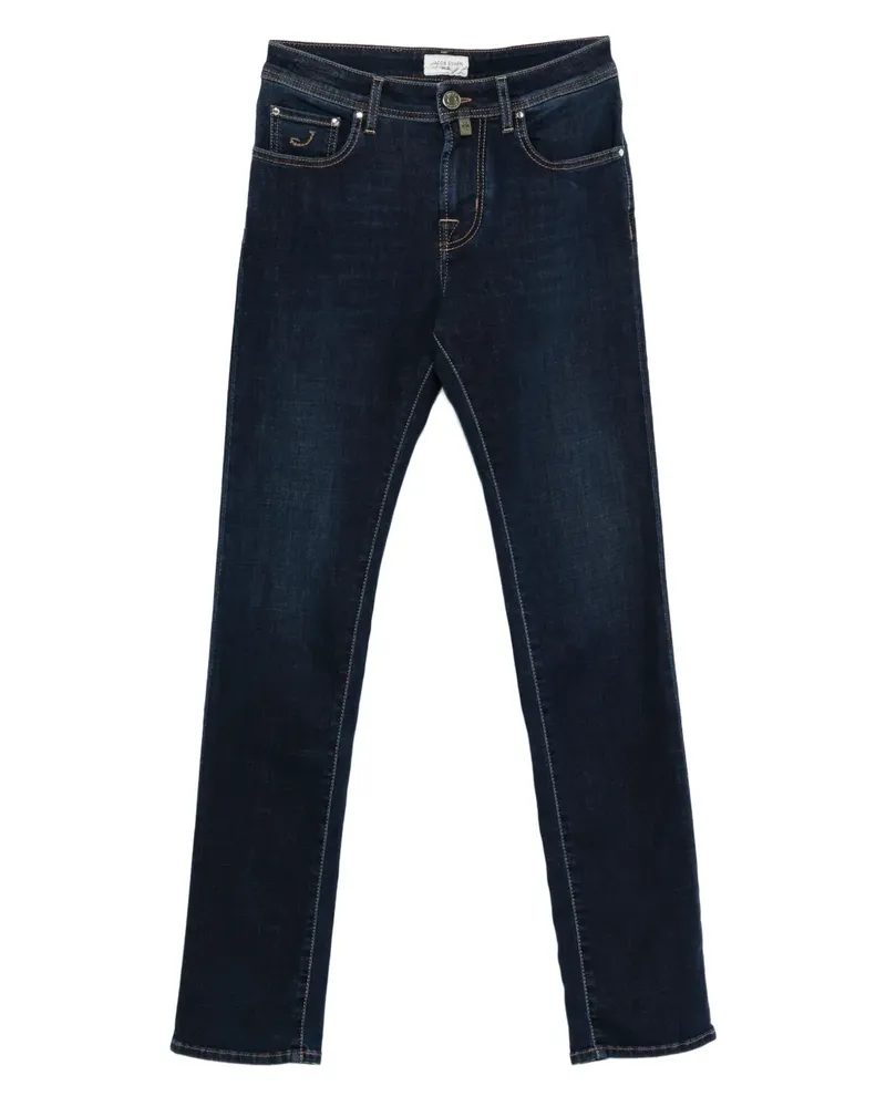 Jacob Cohën button-fly denim jeans - Blau Blau