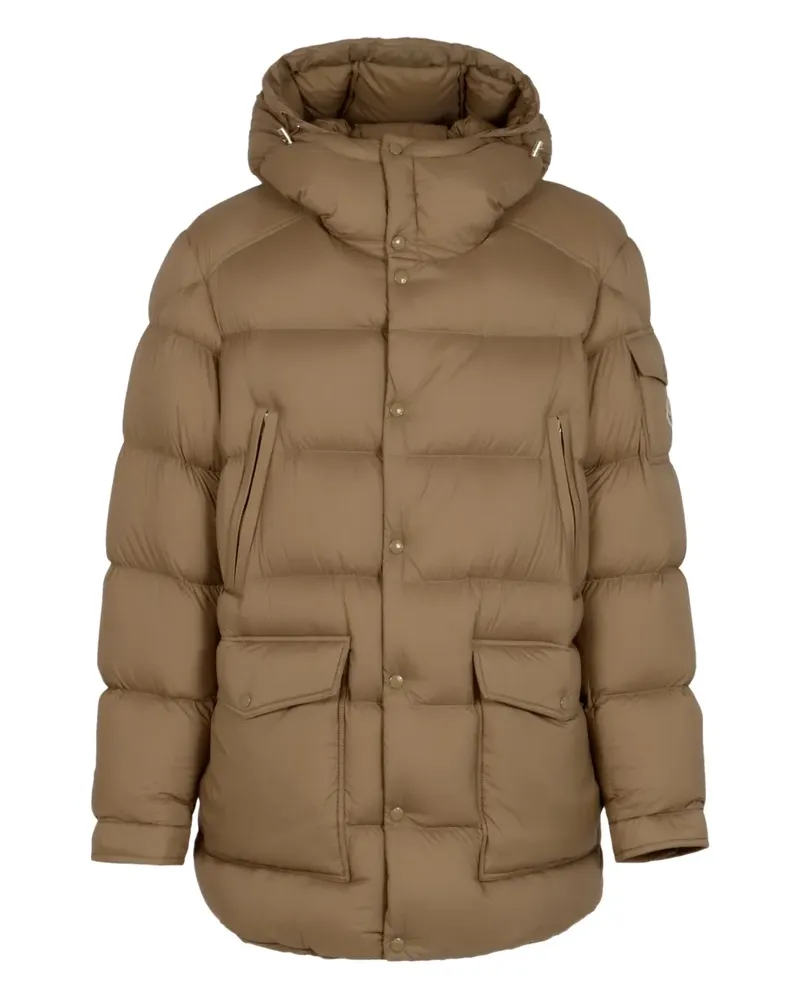 Moncler Bretagne Daunenjacke mit Kapuze - Braun Braun