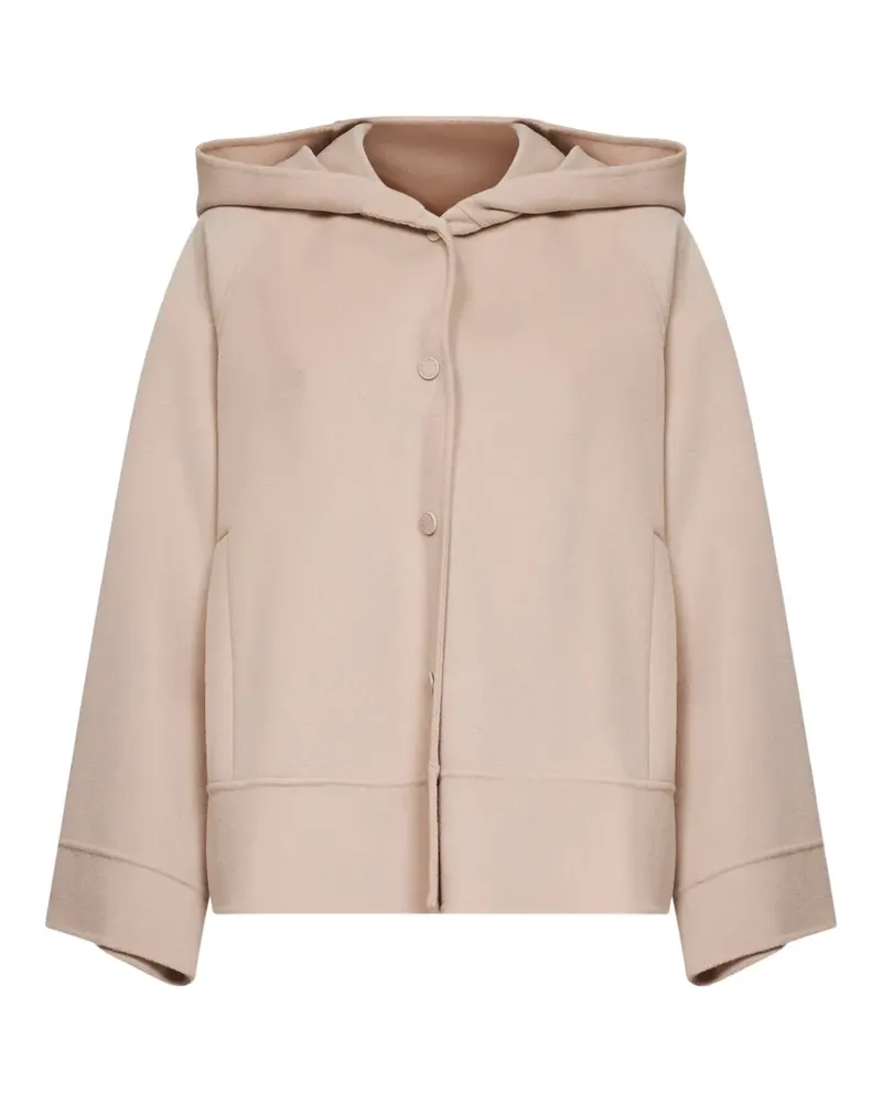 Max Mara Cabanjacke mit Druckknöpfen - Nude Nude