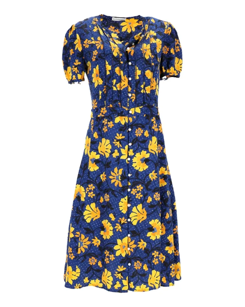 Altuzarra Madelena printed midi dress - Blau Blau