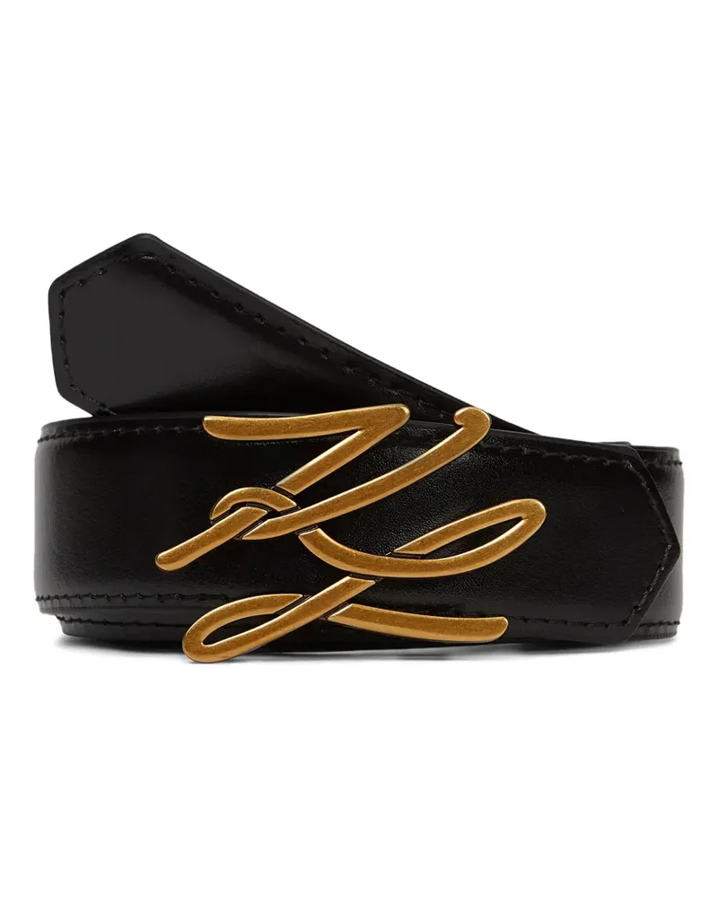 Karl Lagerfeld K/Autograph belt - Schwarz Schwarz