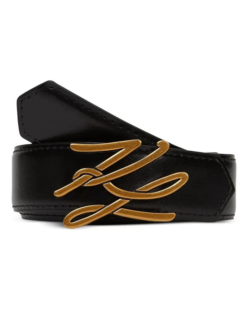 Karl Lagerfeld K/Autograph belt - Schwarz Schwarz