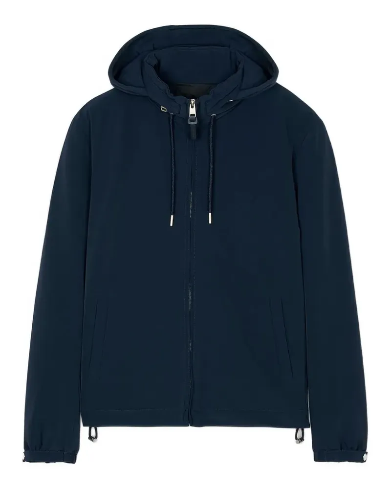 Sandro Kapuzenjacke mit Reißverschluss - Blau Blau