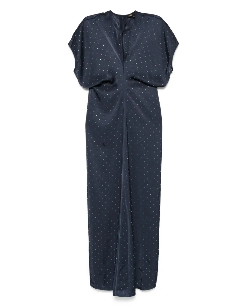 Maje Kleid mit kurzen Ärmeln - Blau Blau