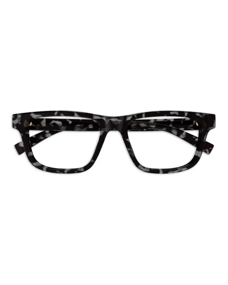 Gucci havana rectangle frame glasses - Grau Grau