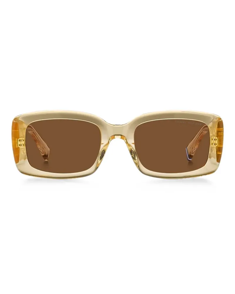 Tommy Hilfiger Sonnenbrille mit eckigem Gestell - Orange Orange