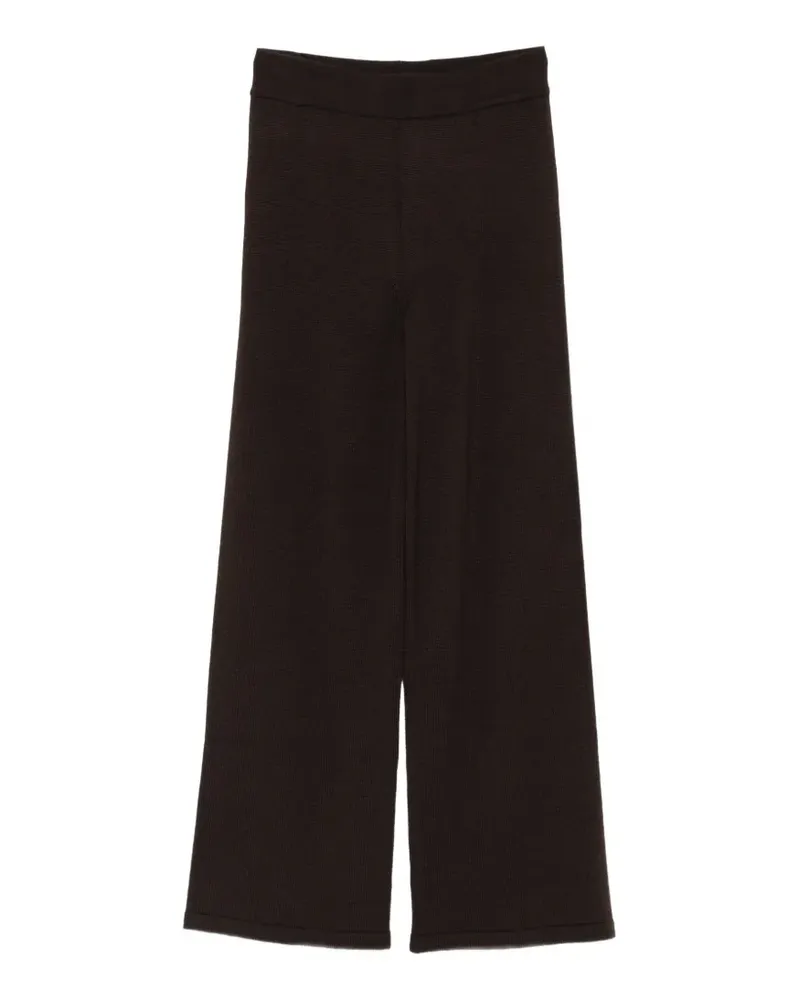 Max Mara MMLGabarra Hose aus Feinstrick - Braun Braun