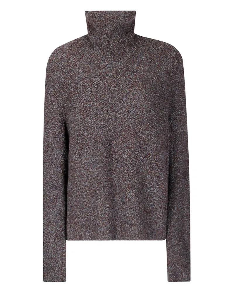 Boboutic Melierter Strickpullover - Rot Rot