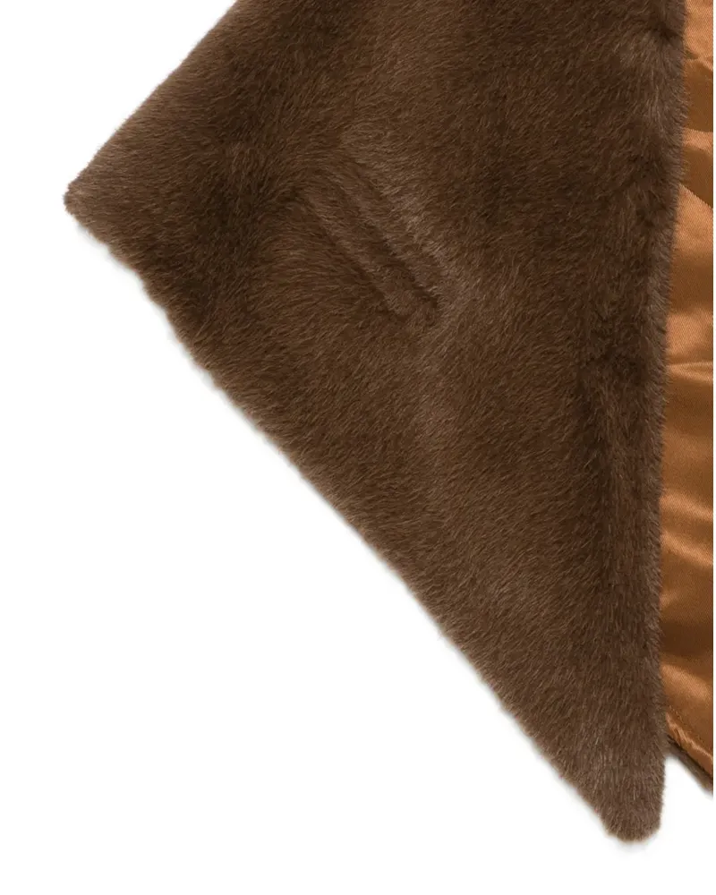 The Garment Bianchi faux-fur stole scarf - Braun Braun