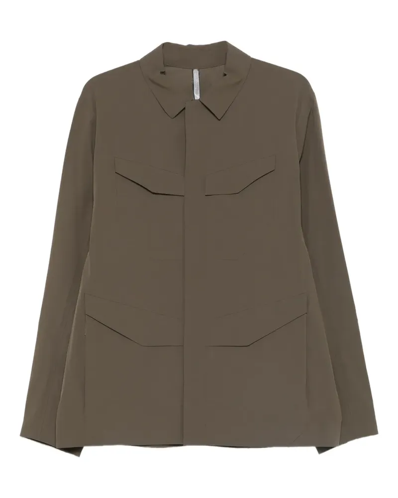 Arc'teryx Hemdjacke mit Klappentasche - Grün Grün