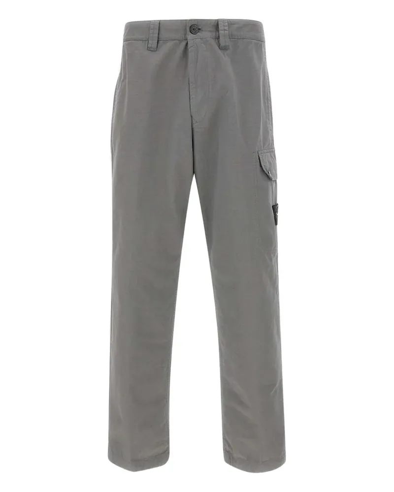 Stone Island Hose mit aufgesetzten Taschen - Grau Grau