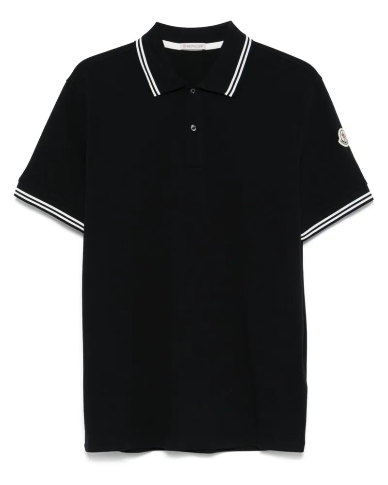Moncler Kurzärmeliges Poloshirt - Blau Blau